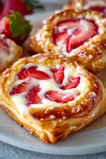 Easy Strawberry Cream Cheese Danish