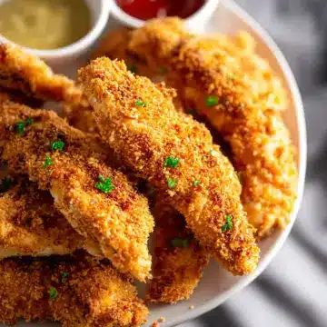 Easy Baked Chicken Tenders (Extra Crispy!)