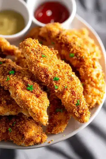 Easy Baked Chicken Tenders (Extra Crispy!)