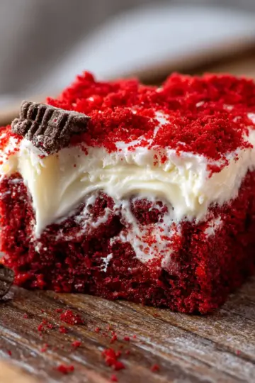 Red Velvet Poke Cake