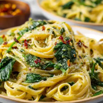 Spinach Lemon Pasta