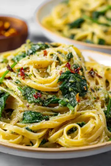 Spinach Lemon Pasta