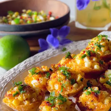 Fire Roasted Mexican Street Corn Bites.
