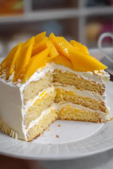The SOFTEST Mango Cake
