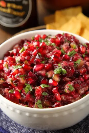 Cranberry Pomegranate Salsa