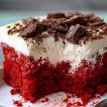Red Velvet Poke Cake