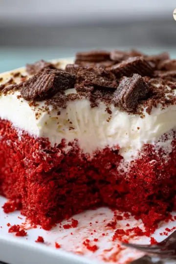 Red Velvet Poke Cake