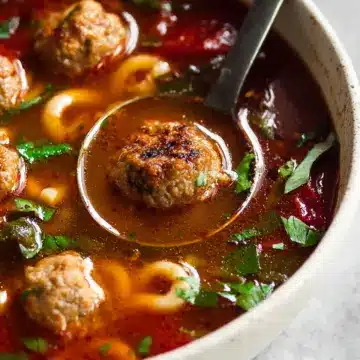 Italian Meatball Soup