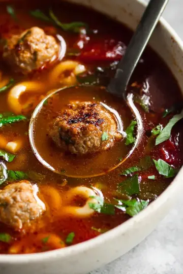 Italian Meatball Soup