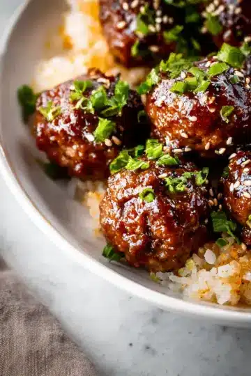 Korean Bbq Meatballs