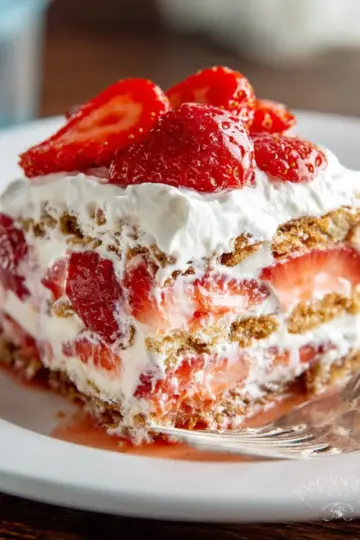 Strawberry Icebox Cake