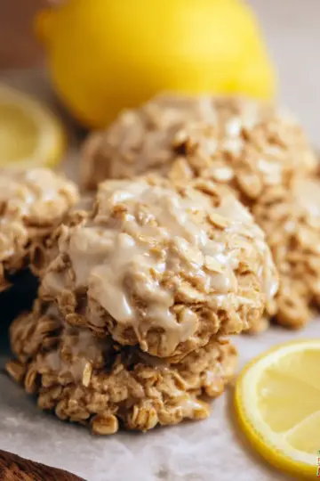 LEMON OATMEAL NO BAKE COOKIES