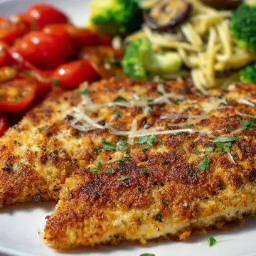 Parmesan Crusted Tilapia Fillets