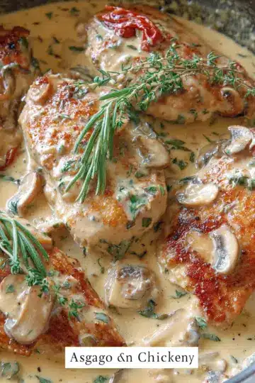 Creamy Asiago Chicken