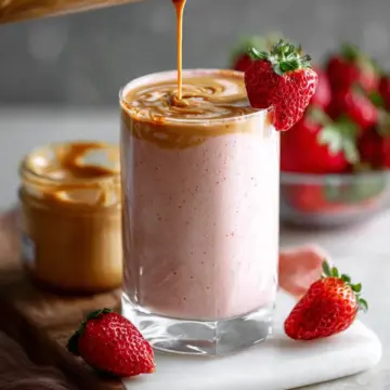 Strawberry Peanut Butter Smoothie