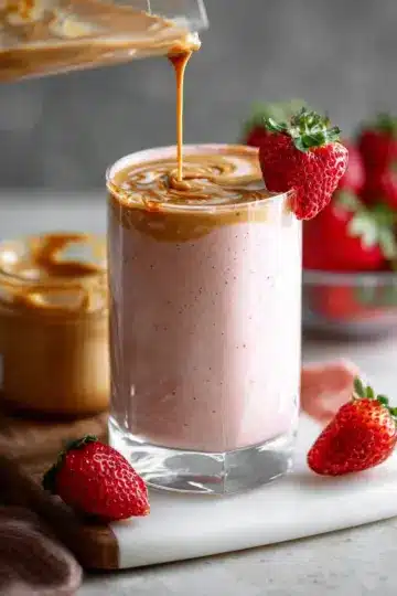 Strawberry Peanut Butter Smoothie