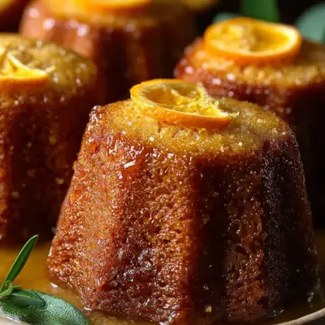 Orange Ginger Honey Cakes