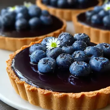 Blueberry Ganache Tart