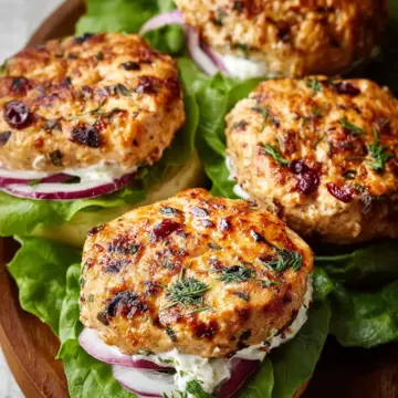 Greek Chicken Burgers