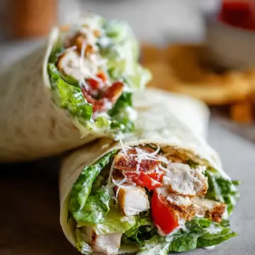 Chicken Caesar Wraps