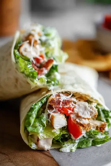 Chicken Caesar Wraps