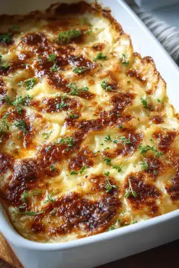 French Onion Potato Bake