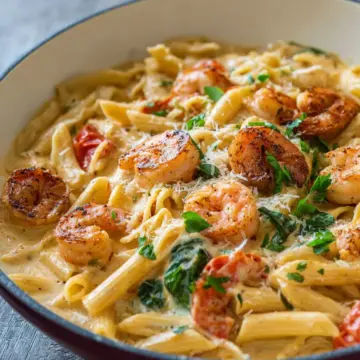 Creamy Cajun Shrimp Pasta