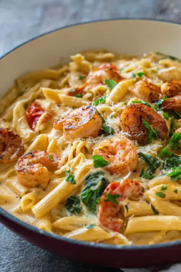 Creamy Cajun Shrimp Pasta