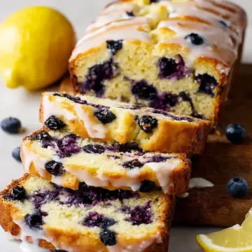 Lemon Blueberry Bread Made Easy—No Kneading Required