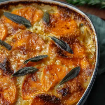 Butternut Squash and Gruyère Gratin