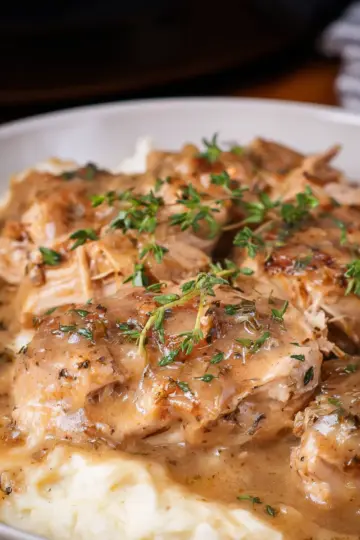 Slow Cooker Chicken & Gravy