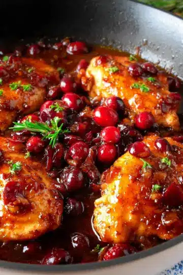 Skillet Orange Cranberry Chicken