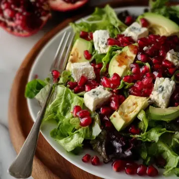 Winter Pomegranate Feta Salad