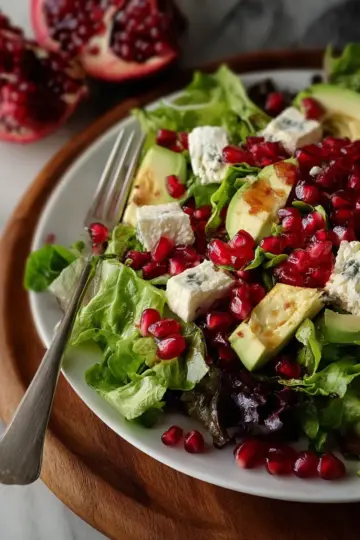 Winter Pomegranate Feta Salad