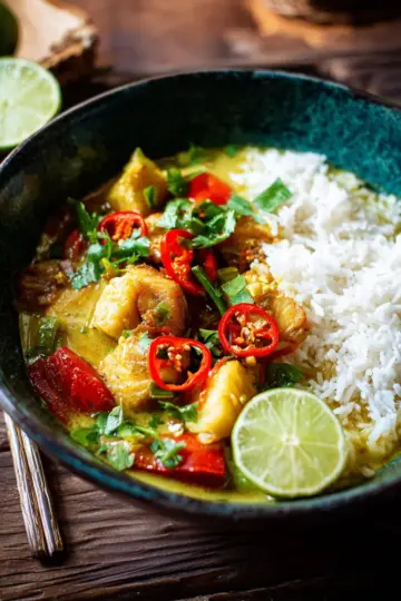 Coconut Lime Fish Curry