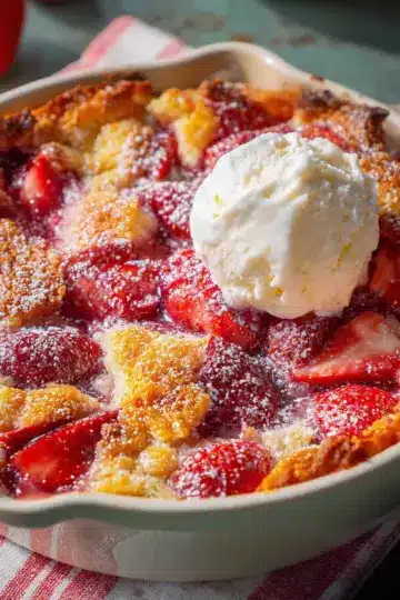 Strawberry Cobbler
