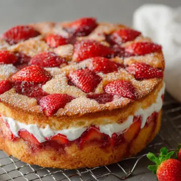 Fresh Strawberry Cake