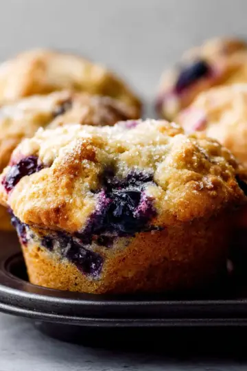 Sparkling Jumbo Blueberry Muffins