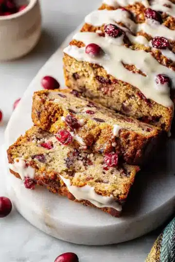 The Best Vegan Cranberry Orange Bread
