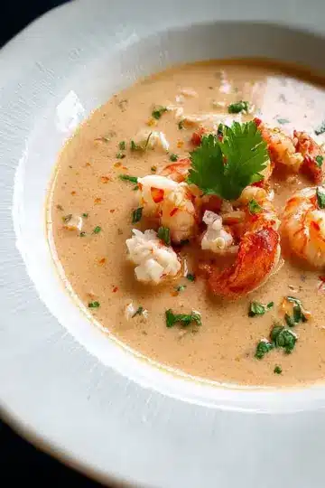 Creamy Shrimp and Crab Bisque