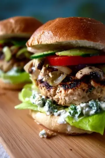 Greek Inspiration – Chicken Burgers with Tzatziki