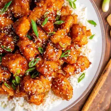 Baked Honey Sesame Chicken