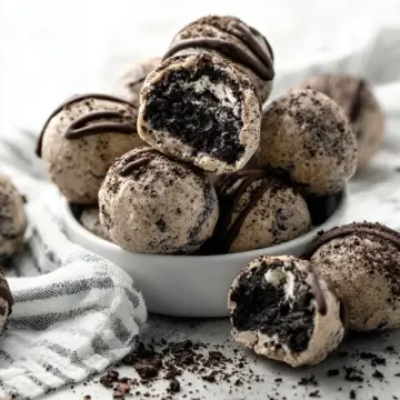 Easy Cookies And Cream Protein Balls