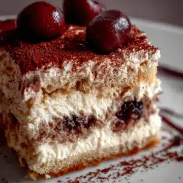 Cherry Tiramisu