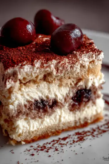 Cherry Tiramisu