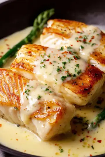Fish with White Wine Sauce