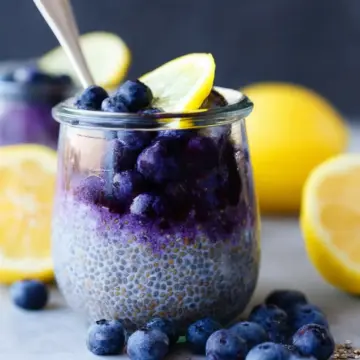 Blueberry Lemon Chia Seed Pudding