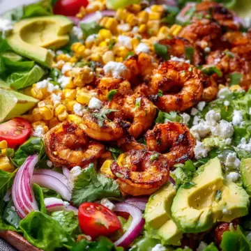Honey Lime Shrimp Salad