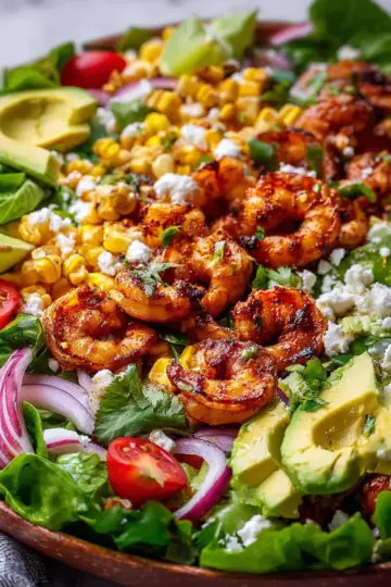 Honey Lime Shrimp Salad