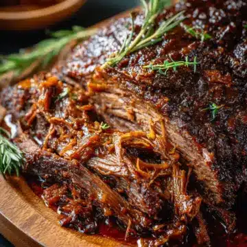 Caramelized Pulled Beef Brisket
